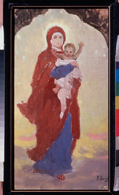 La Vergine e il Bambino da Victor Mikhailovich Vasnetsov