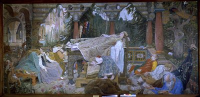 La bella addormentata da Victor Mikhailovich Vasnetsov
