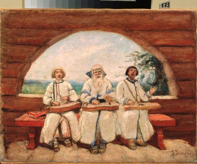I suonatori di gusli da Victor Mikhailovich Vasnetsov