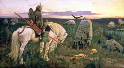 Il cavaliere al bivio, 1882 da Victor Mikhailovich Vasnetsov
