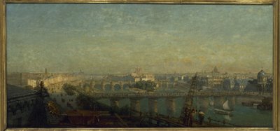 Parigi dal lato del levante: vista dai tetti del Louvre, nel 1856 da Victor Navlet