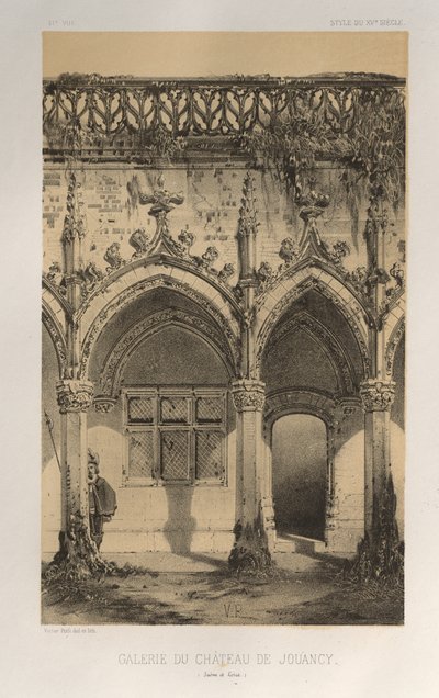 Pl. 41, Galerie Du Château De Jouancy Saone et Loire, 1860 da Victor Petit
