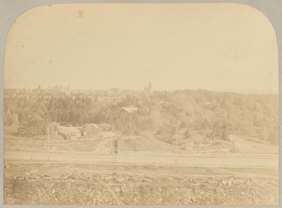 Pl. XVIII. Central Park visto dal Museo da Victor Prevost, Gaston L. Feuardent and Co., New York