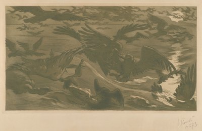 Uccelli da preda, 1893 da Victor Prouvé