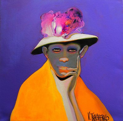 Cappello elegante da uomo raffinato da Victor Tkachenko