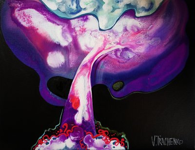 Un flusso di viola intenso da Victor Tkachenko