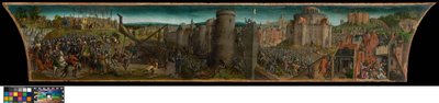 Conquista di Gerusalemme da parte di Tito (predella) da Vienna Master of Mary of Burgundy