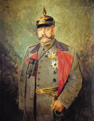 Generale Paul von Hindenburg, c.1916 da Vienna Nedomansky Studio