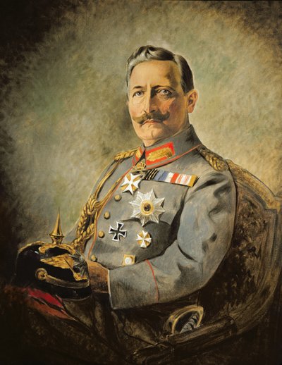 Guglielmo II, Imperatore tedesco, c.1916 da Vienna Nedomansky Studio