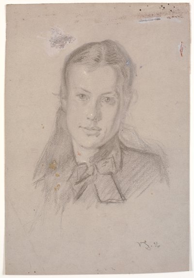 Ritratto di Martha Møller (sposata con Viggo Johansen 1880) da Viggo Johansen