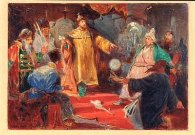 Lo zar Ivan III (detto il Grande) da Viktor Andreyevich Simov