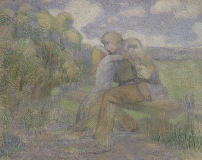 Il bacio, 1897 da Viktor Elpidiforovich Borisov Musatov