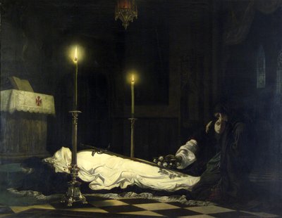 Il lutto di László Hunyadi da Viktor Madarász