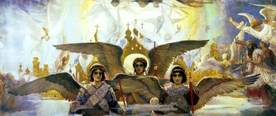 Prima del Paradiso, Parte centrale, 1885-1896 da Viktor Mikhaylovich Vasnetsov