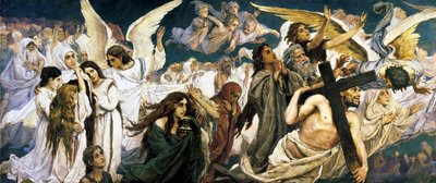 Prima del Paradiso, Parte sinistra, 1885-1896 da Viktor Mikhaylovich Vasnetsov
