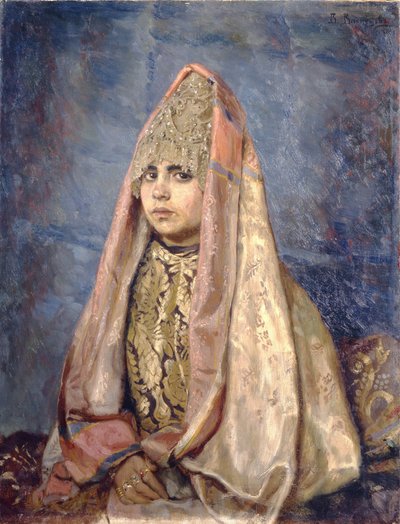 Moglie del boiardo, 1884 da Viktor Mikhaylovich Vasnetsov