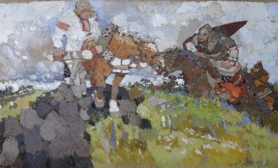 Mikula Selyaninovich, 1917 da Viktor Mikhaylovich Vasnetsov
