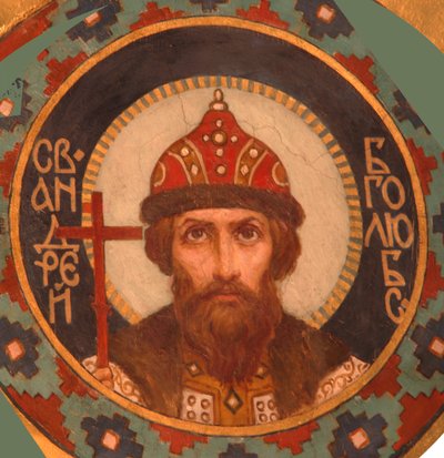 San Gran Principe Andrey Bogolyubsky, 1885-1896 da Viktor Mikhaylovich Vasnetsov