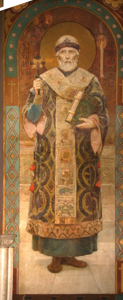 San Filippo, Metropolita di Mosca, 1885-1896 da Viktor Mikhaylovich Vasnetsov