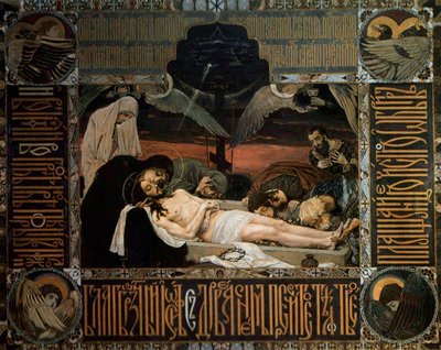 Il sudario della morte, 1896 da Viktor Mikhaylovich Vasnetsov