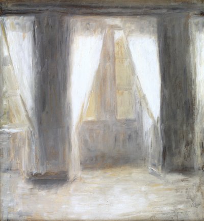 Il soggiorno a Frederiksberg Allé da Vilhelm Hammershøi