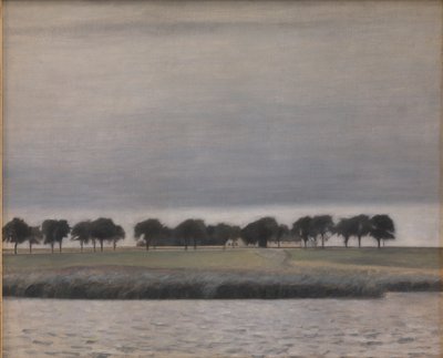 Studio preliminare per "Solregn. Gentofte Sø" da Vilhelm Hammershøi