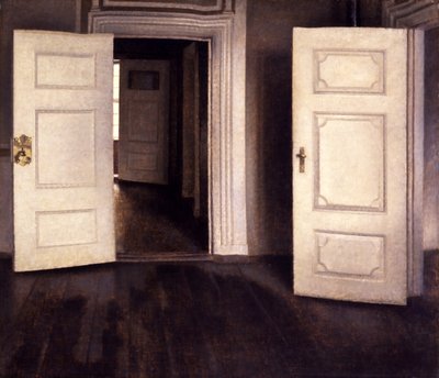 Porte aperte da Vilhelm Hammershøi