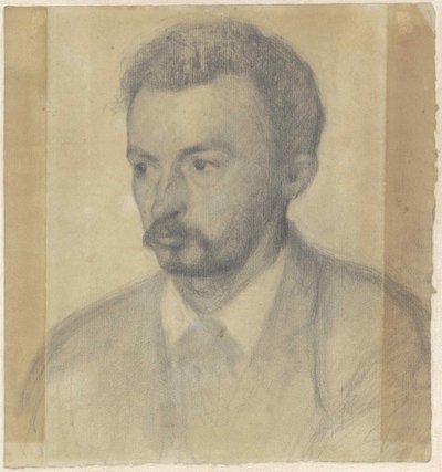 Autoritratto, 1895 da Vilhelm Hammershøi