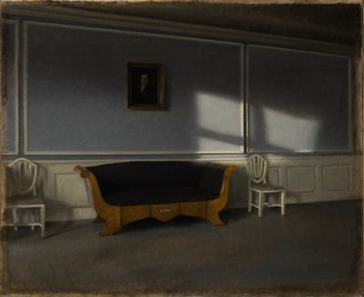 Luce del sole nel salotto III, 1905 da Vilhelm Hammershøi