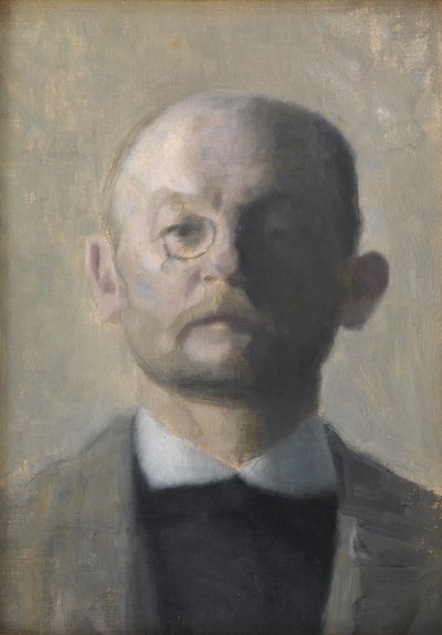 Il pittore Kristian Zahrtmann da Vilhelm Hammershøi