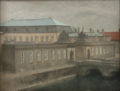 Veduta del Palazzo di Christiansborg. Tardo autunno da Vilhelm Hammershøi