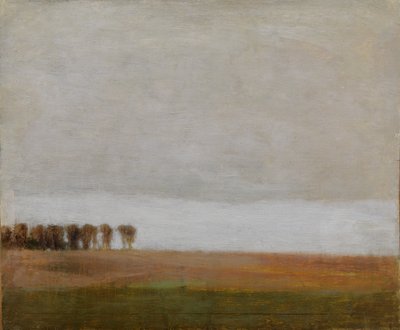 Veduta di Jægersborg Allé. Gentofte, a nord di Copenaghen da Vilhelm Hammershøi