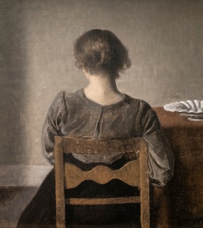 Hvile anche chiamato Repos da Vilhelm Hammershoi