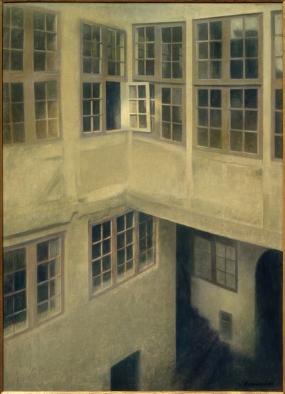 Cortile interno. Strandgade 30 da Vilhelm Hammershoi