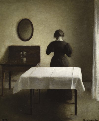 Interno, 1898 da Vilhelm Hammershoi