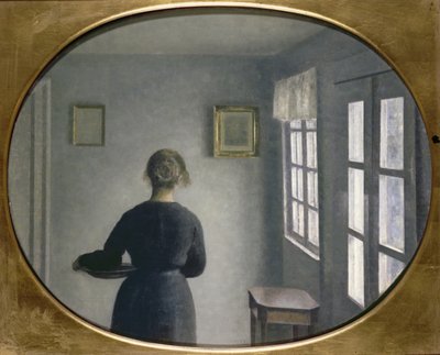 Interno, 1910 da Vilhelm Hammershoi