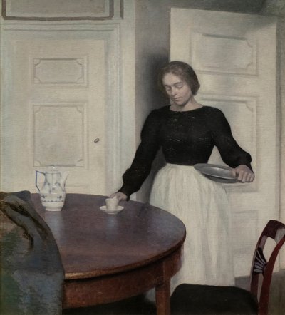 Interno, Strandgade 30, (dettaglio), 1899 da Vilhelm Hammershoi