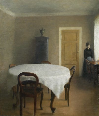 Interno, la Sala da Pranzo nella Casa d