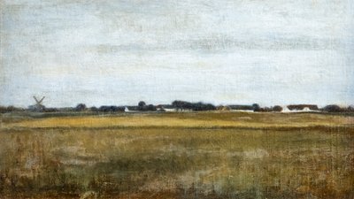 Paesaggio di Virum vicino a Frederiksdal, estate da Vilhelm Hammershoi