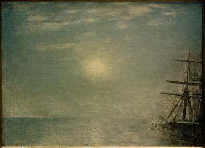 Sole sul mare da Vilhelm Hammershoi