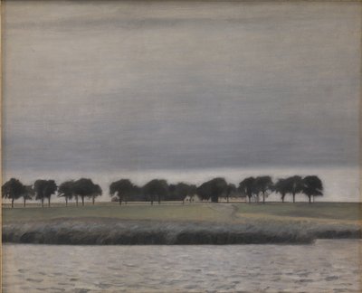 Studio per Pioggia di sole, Lago di Gentofte da Vilhelm Hammershoi