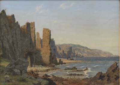 Una costa rocciosa. Rø, Bornholm da Vilhelm Kyhn