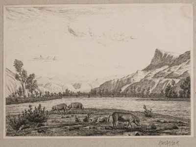 Regione montuosa in Tirolo da Vilhelm Kyhn