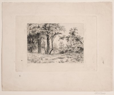 Querce ai margini di una foresta da Vilhelm Kyhn