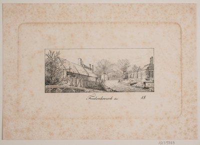 Veduta di strada a Frederiksværk da Vilhelm Kyhn