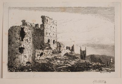 Hammershus a Bornholm da Vilhelm Kyhn