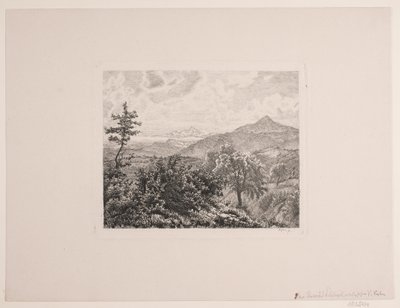 Paesaggio montano da Vilhelm Kyhn