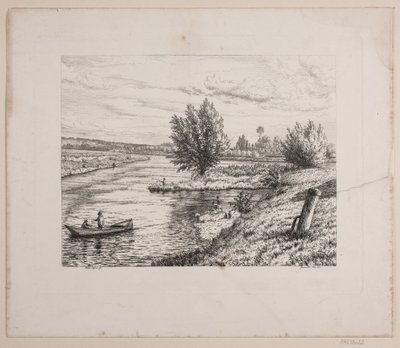 Parti ved Marnefloden da Vilhelm Kyhn