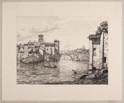Parte presso Ponte Rotto a Roma da Vilhelm Kyhn
