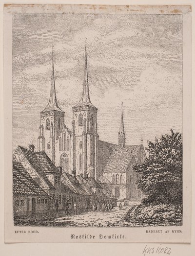 Cattedrale di Roskilde da Vilhelm Kyhn